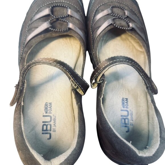 JBU By Jambu Womens Emmie Brown Vegan Mary Jane Shoes Size 7.5M With Memory Foam - Picture 4 of 11